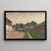 Marly-le-Roi-maalaus - Alfred Sisley — kehystetty taideteos seinällä