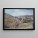 Moretin kukkuloilla eräänä kevätaamuna - Alfred Sisley — kehystetty taideteos seinällä