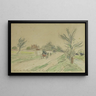 Alfred Sisley - Route de Fontainebleau.webp