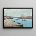Alfred Sisley — kehystetty taideteos seinällä