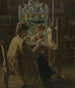 Taiteilija ateljeessaan - Alfred Stevens — näkymä teoksesta