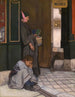 La mendicité tolérée - Alfred Stevens — näkymä teoksesta