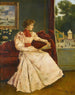 Chez soi - Alfred Stevens — näkymä teoksesta