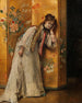 Curieux - Alfred Stevens — näkymä teoksesta
