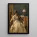 Toivottoman Maalaus - Alfred Stevens — kehystetty taideteos seinällä