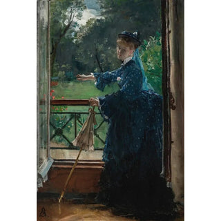 Alfred Stevens - Femme au balcon.webp