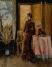 La Neige - Alfred Stevens — näkymä teoksesta