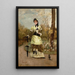 Maalauksen jäljennös La Parisienne - Alfred Stevens