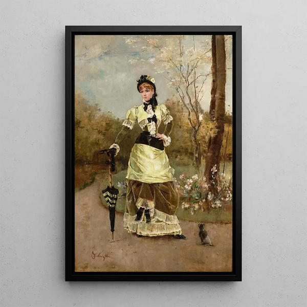 Maalauksen jäljennös La Parisienne - Alfred Stevens