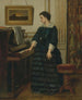 L'absence - Alfred Stevens — näkymä teoksesta