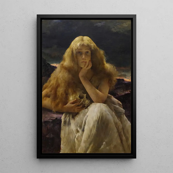 Marie Madeleine - Alfred Stevens — kehystetty taideteos seinällä
