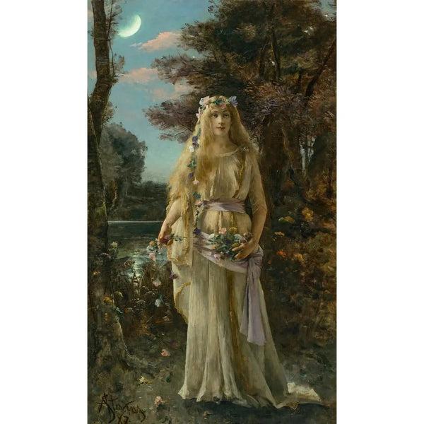 Maalauksen jäljennös Ophélie-maalaus - Alfred Stevens
