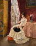 Rêverie - Alfred Stevens — näkymä teoksesta