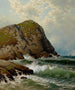Tête blanche Monhegan - Alfred Thompson Bricher — näkymä teoksesta