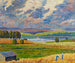 Padasjoki maisemamaalaus - Alfred William Finch — näkymä teoksesta