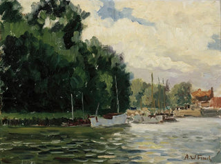 Thames Richmondista - Alfred William Finch — näkymä teoksesta