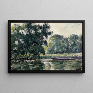 Alfred William Finch - Richmond a River Landscape.webp