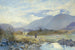 Capel Curigin maalaus Snowdonin ja Glydersin kanssa kaukana taustalla, Pohjois-Wales - Alfred William Hunt — näkymä teoksesta