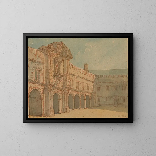 Collège Saint-Jean, Oxford - Alfred William Rich — kehystetty taideteos seinällä