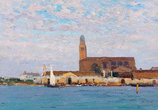 Alfred Zoff - A View Of The Cathedral In Chioggia.webp
