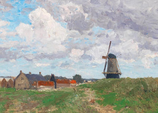 Alfred Zoff - A windmill in Vlissingen.webp