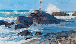 Alfred Zoff - Stormy Seas on a Rocky Coast.webp
