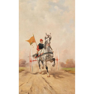 Alfredo Tominz - The Sulky Race.webp