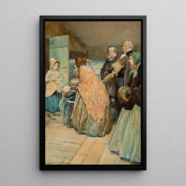 Alice Barber Stephens - Bleak House interior illustration.webp