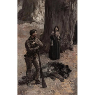 Alice Barber Stephens - The Bear Hunter.webp