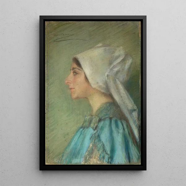 Maalauksen jäljennös Bonnet breton - Alice Pike Barney