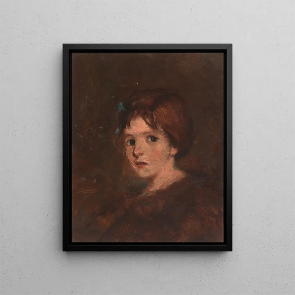 Lasten Brownsissa - Alice Pike Barney — kehystetty taideteos seinällä