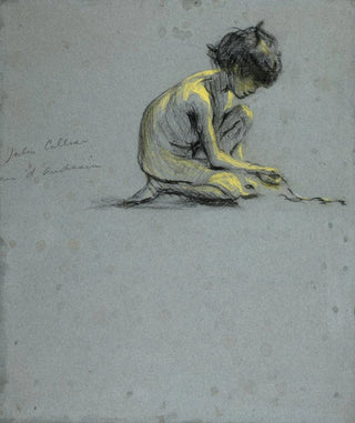 Alice Pike Barney - Crouching Boy with Snake.webp