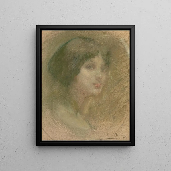 Unelma nainen - Alice Pike Barney — kehystetty taideteos seinällä