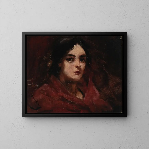 Gitan - Alice Pike Barney — kehystetty taideteos seinällä