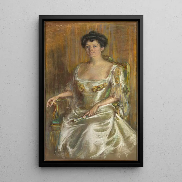 Maalauksen jäljennös Dame à l'éventail - Alice Pike Barney
