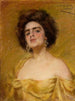 Laura en jaune - Alice Pike Barney — näkymä teoksesta