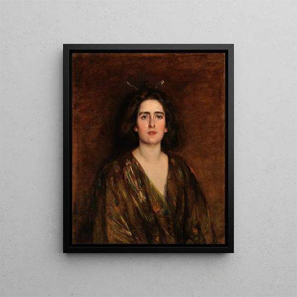 Laura à seize ans - Alice Pike Barney — kehystetty taideteos seinällä