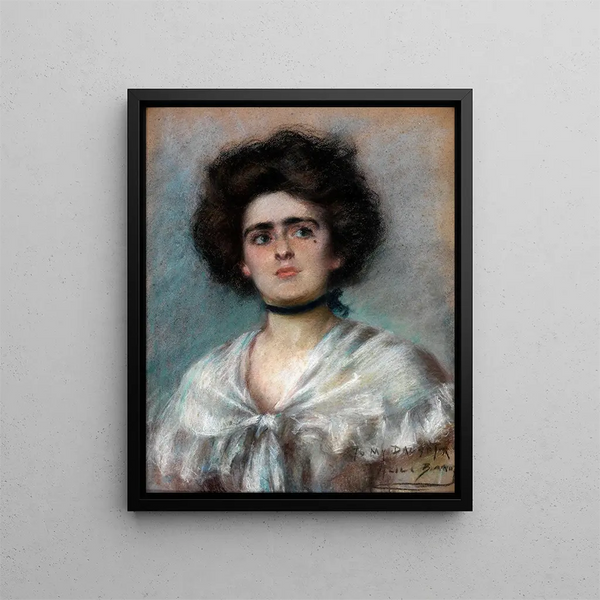 Laura à Fichu - Alice Pike Barney — kehystetty taideteos seinällä