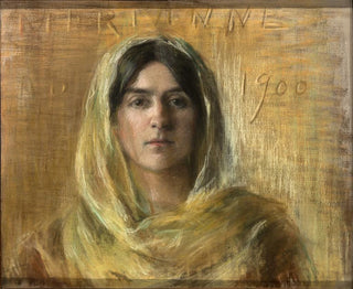 Marianne en jaune - Alice Pike Barney — näkymä teoksesta