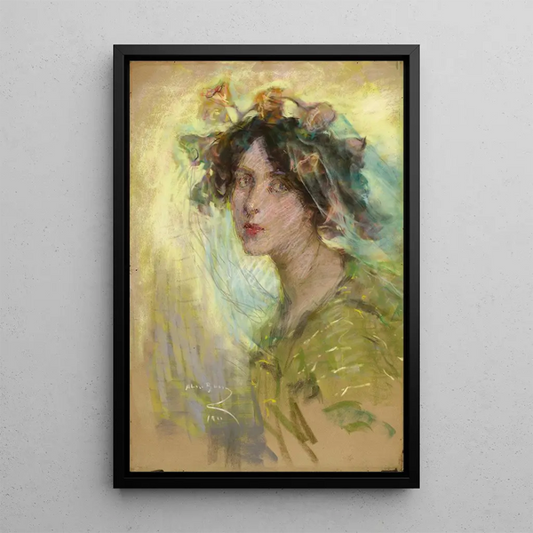 Maalauksen jäljennös Gloires du matin - Alice Pike Barney