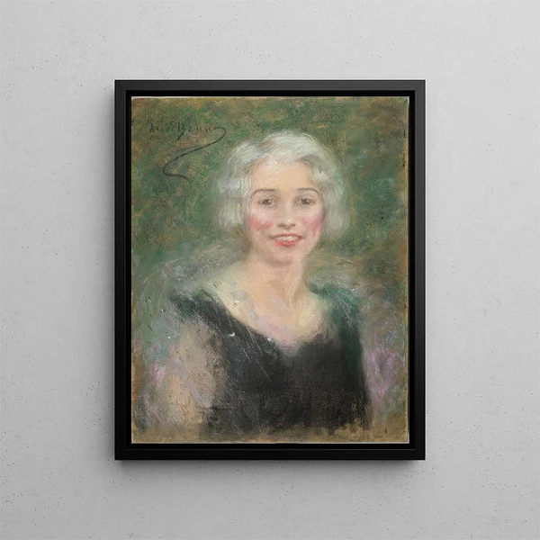 Mme Leslie Carter - Alice Pike Barney — kehystetty taideteos seinällä