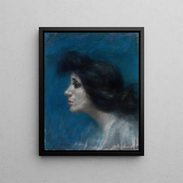 Mme Patrick Campbell - Alice Pike Barney — kehystetty taideteos seinällä