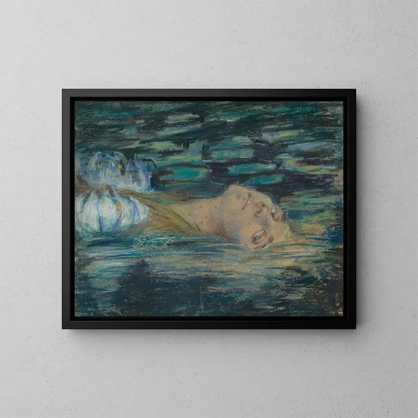 Ophelia - Alice Pike Barney — kehystetty taideteos seinällä
