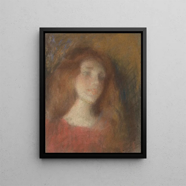 Rêverie - Alice Pike Barney — kehystetty taideteos seinällä