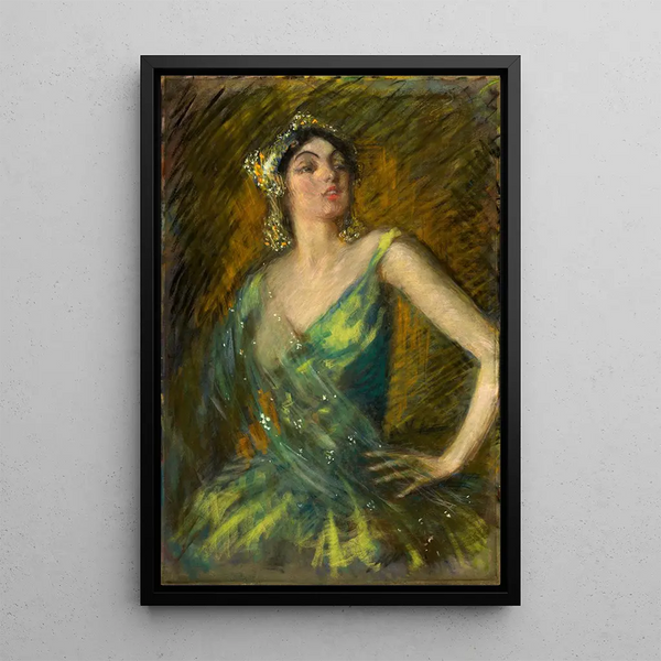 Maalauksen jäljennös Ruth St Denis - Alice Pike Barney - Maalaus