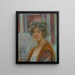 Autoportrait en 1924 - Alice Pike Barney — kehystetty taideteos seinällä
