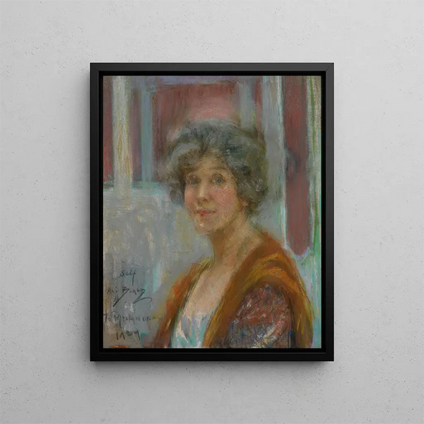 Autoportrait en 1924 - Alice Pike Barney — kehystetty taideteos seinällä