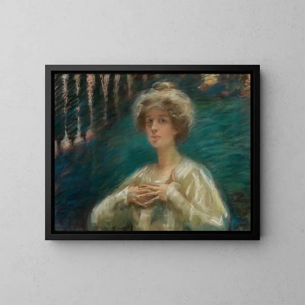 Fond sylvestre - Alice Pike Barney — kehystetty taideteos seinällä