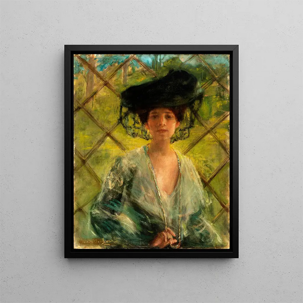 The Chatelaine - Alice Pike Barney — kehystetty taideteos seinällä