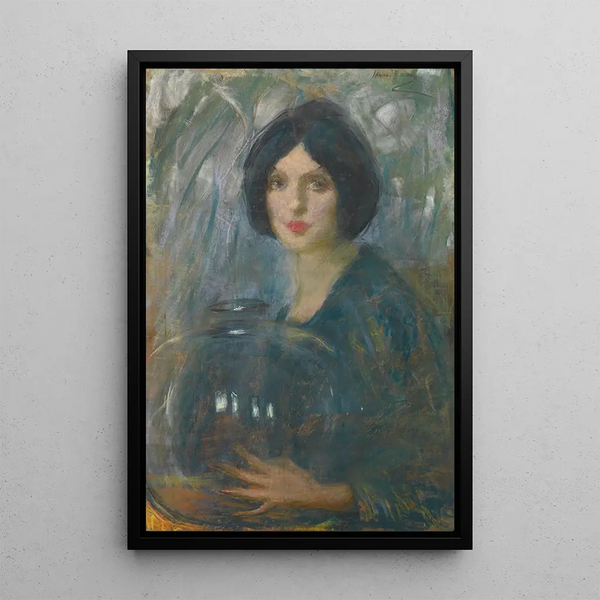 Maalauksen jäljennös Kristallipallo - Alice Pike Barney